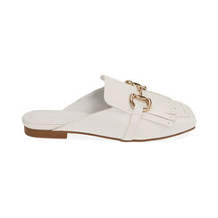 Sabot bianchi con frange, Primadonna, 214907822EPBIAN035, 001 preview