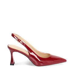 Zapatos de salón slingback mujer cherry medios, Primadonna, 252141101VECHER036, 001a
