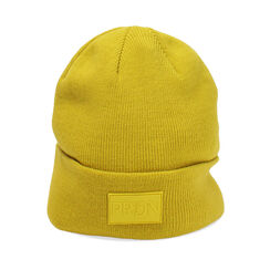 Cappello in tessuto ocra, Primadonna, 26R115216TSOCRAUNI, 001a