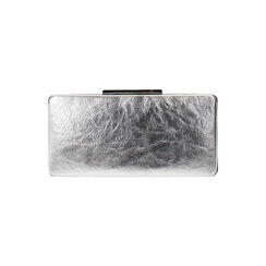 Clutch argento in laminato con tracolla removibile, Primadonna, 262342370LMARGEUNI, 004 preview