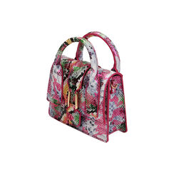 Mini bag a mano stampa pitone, Primadonna, 215124537PTFUCSUNI, 002 preview