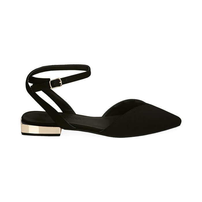 Bailarinas destalonadas lycra mujer negras | Primadonna Collection