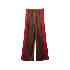 Pantalone tuta in velluto rosso-marrone, Primadonna, 261824050VLROMAM, 003 preview
