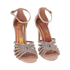 WOMEN SHOES SANDAL SATIN NUDE, Primadonna, 212105620RSNUDE035, 002 preview