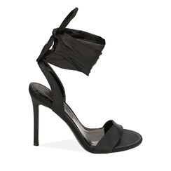 ZAPATOS SANDALIA RASO NERO, Primadonna, 212163147RSNERO036, 001 preview