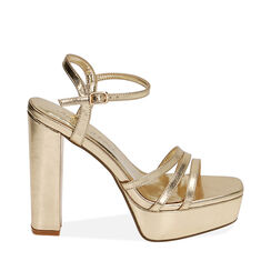 ZAPATOS SANDALIA LAMINADO OROG, Primadonna, 192180920LMOROG036, 001a