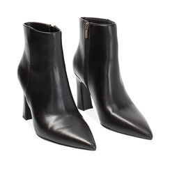 Tronchetto nero, tacco 9 cm, Primadonna, 242150201EPNERO035, 002a