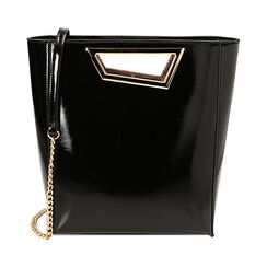 BORSA BORSA A MANO NAPLACK NERO, Primadonna, 225125057NPNEROUNI, 001a