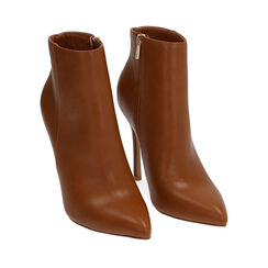 Ankle boots cognac, tacco 11 cm , Primadonna, 172146816EPCOGN040, 002a