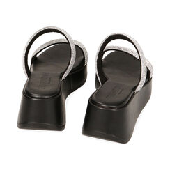 Ciabatte nere, zeppa 5,5 cm, Primadonna, 214958616EPNERO035, 003 preview