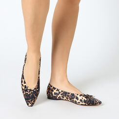 Ballerines femme à imprimé léopard, Primadonna, 25P800813RSLEOP035, 002a