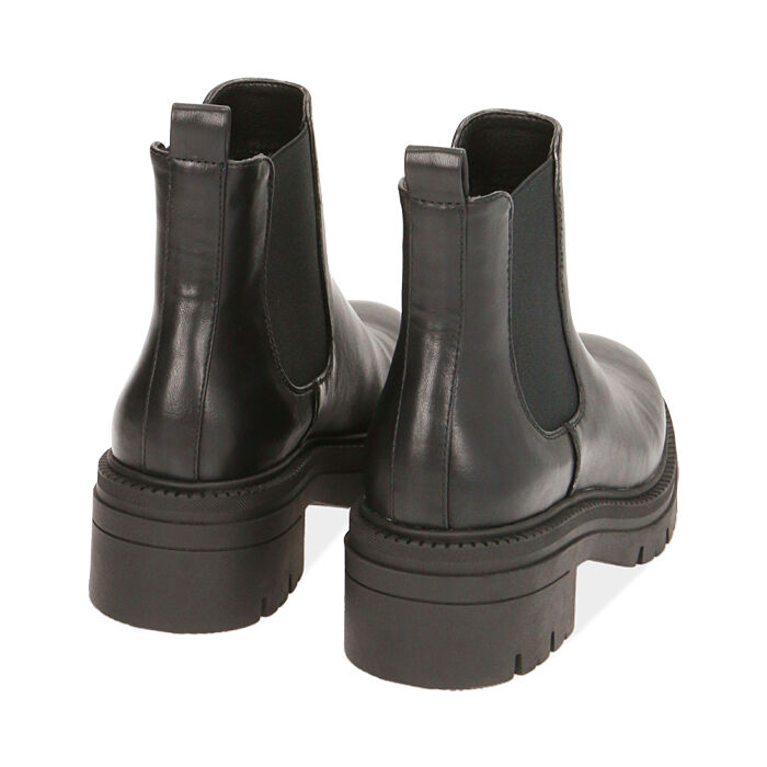 Botines Chelsea para mujer negro, tacón 6 cm | Primadonna Collection