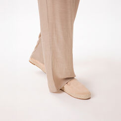 Espadrillas beige con tacco 3 cm, Primadonna, 274928811MFBEIG035, 002a