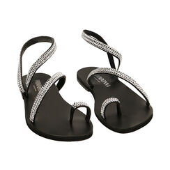 Sandali gioiello neri, Primadonna, 214916830EPNERO035, 002 preview