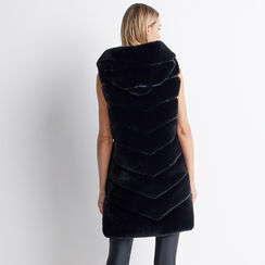 CLOTHING FUR JACKET FUR NERO, Primadonna, 22B420543FUNEROM, 002a