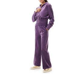 Pantalon en velours violet, Primadonna, 20C910105VLVIOLS, 003 preview