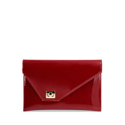Pochette femme cerise en vernis, Primadonna, 255125554VECHERUNI, 001a