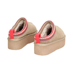 Scarponcini invernali taupe in camoscio con suola in gomma di 4,5 cm, Primadonna, 26N801253CMTAUP035, 004 preview