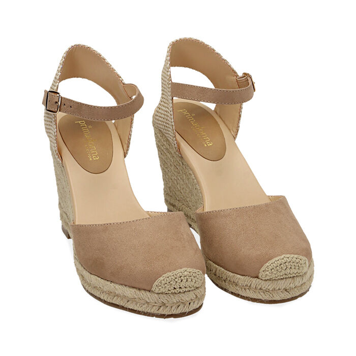 espadrillas zeppa beige