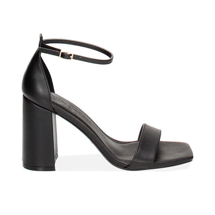 Sandali donna con tacco neri Primadonna Collection