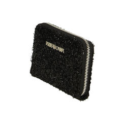 Portafogli con paillettes nere, Primadonna, 225122516PLNEROUNI, 002 preview