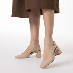 D&eacute;collet&eacute; beige tacco 6 cm, Primadonna, 272100420EPBEIG041, 002 preview