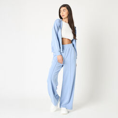 Pantalón de chándal para mujer celeste, Primadonna, 25L200110TSCELEL, 002a