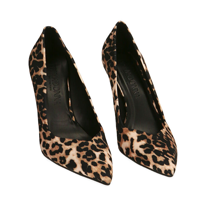 Escarpins femme en satin l opard talon 9 cm Primadonna Collection