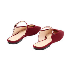 Zuecos mujer burdeos de tela, Primadonna, 25N146006LYBORD036, 004 preview