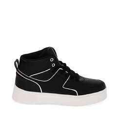Sneakers high nere, 210152126EPNERO038, 001a