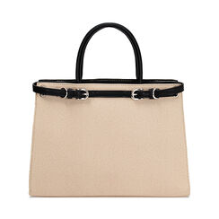 Borsa a mano donna beige-nera, Primadonna, 25D585661EPBENEUNI, 001 preview