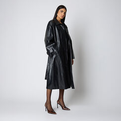 Gabardina negra de mujer con detalles elegantes, Primadonna, 266501103EPNEROM, 002a