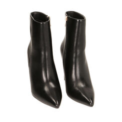 Ankle boots neri, zeppa 9,5 cm, 222721903EPNERO036, 002a