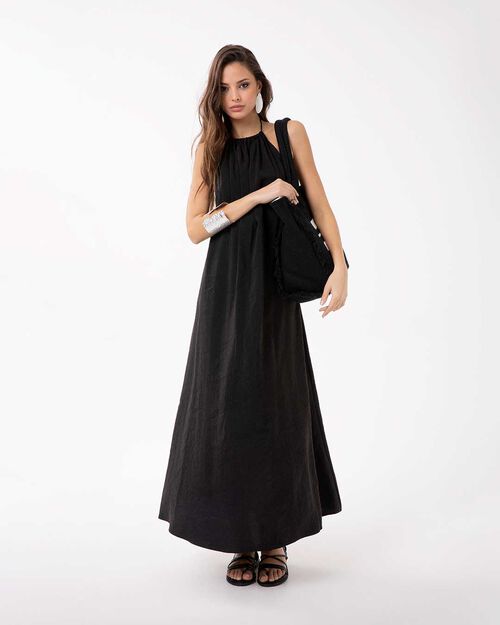 Vestito nero sofisticato, BLACK