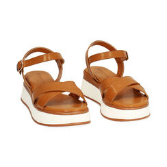 Compensées femme cognac, Primadonna, 254991730EPCOGN035, 003 preview