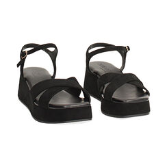 Compens&eacute;es noires talon 5,8 cm, Primadonna, 274958527MFNERO035, 003 preview