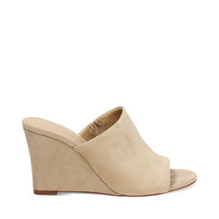 Mules open toe beige tacco 10,5 cm, Primadonna, 274976801MFBEIG035, 001a
