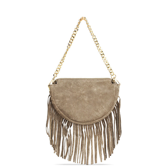 BORSA MINI BAG CAMOSCIO TAUP, Primadonna, 260805796CMTAUPUNI