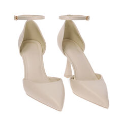 Décolleté Open Shank panna, tacco 8 cm, Primadonna, 234934819EPPANN035, 002 preview