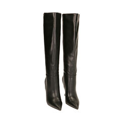 Bottes noires, talon profilé 10 cm , Primadonna, 202149204EPNERO035, 002 preview