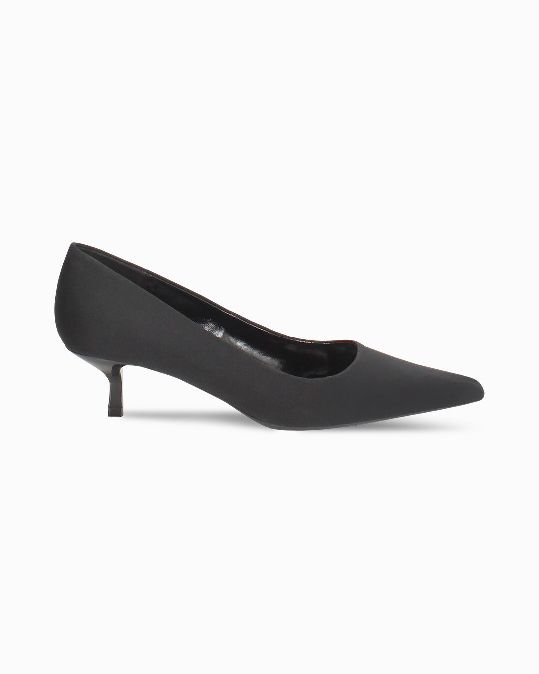 Décolleté nera con tacco di 4,5 cm