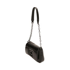 Borsa a tracolla nera matelassé, Primadonna, 225125060EPNEROUNI, 002 preview