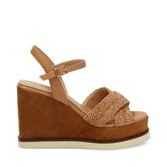 Zeppe cognac tacco 10 cm, Primadonna, 272159101ERCOGN035, 001a