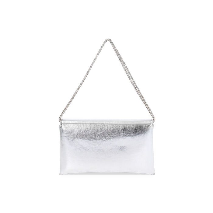 Pochette laminata argento Primadonna Collection
