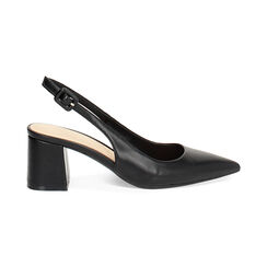 Décolleté slingback femme noires confortables, Primadonna, 252121506EPNERO036, 001 preview