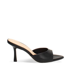 Mules open toe nere tacco 8,5 cm, Primadonna, 274908801EPNERO035, 001a