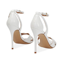 Sandales blanches talon 11,5 cm, Primadonna, 272107303VEBIAN035, 004 preview