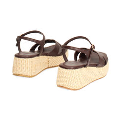 Compens&eacute;es marron fonc&eacute; talon 5,8 cm, Primadonna, 274958527EPMORO035, 004 preview