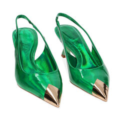 WOMEN SHOES CHANEL MIRROR VERD, SPECIAL PRICE, 212141502SPVERD035, 002a