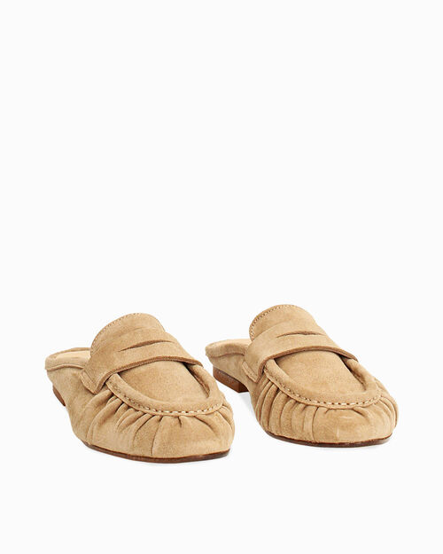 Sabot di camoscio taupe, TAUPE